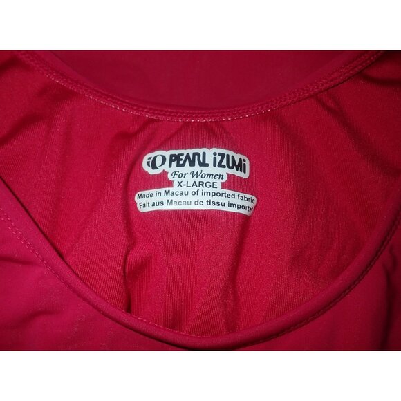 Pearl Izumi Womens X-Large Pink Sleeveless Athletic Top Running w/ Shelf Bra - Picture 6 of 6